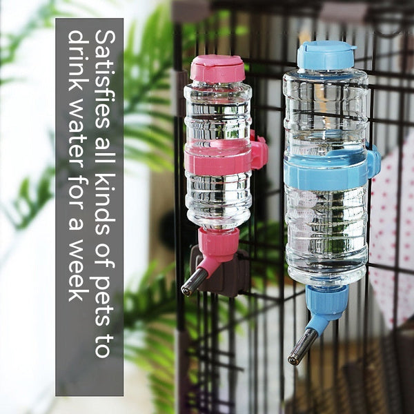 HKM-3611325 Hanging Pet Water Dispenser - Round Drinking Bowl in Multiple Sizes and Colors