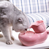 HKM-3611453 Automatic Ceramic Cat Water Dispenser with APP Support and Detachable Design
