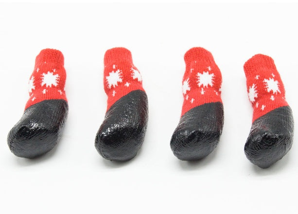 HKM-3612093 Classic Waterproof Socks for Pets - Cotton Material for All-Weather Comfort