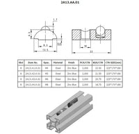 HKM-361427 Steel Half Round Spring Ball T Slot Nut M4 M5 M6 M8 for 30 40 Aluminium Profile
