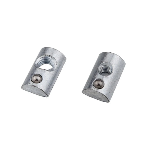 HKM-361427 Steel Half Round Spring Ball T Slot Nut M4 M5 M6 M8 for 30 40 Aluminium Profile