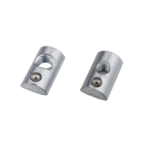 HKM-361427 Steel Half Round Spring Ball T Slot Nut M4 M5 M6 M8 for 30 40 Aluminium Profile