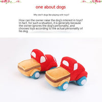 HKM-3614909 Plush Interactive Car Toy for Dogs with Sound and Tooth Grinding Features