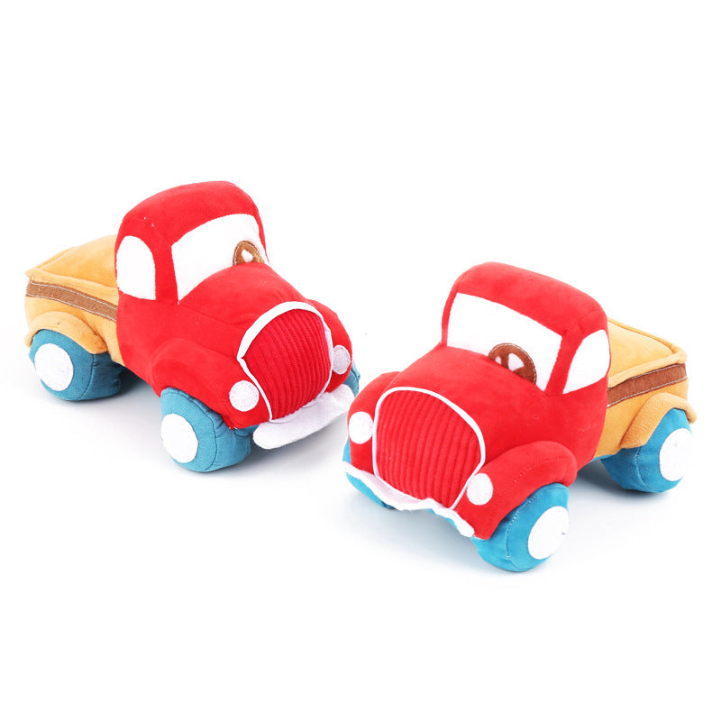 HKM-3614909 Plush Interactive Car Toy for Dogs with Sound and Tooth Grinding Features