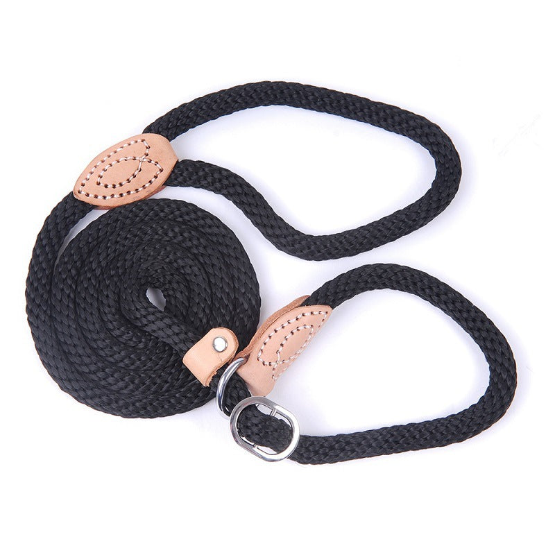 HKM-3615037 Hemp Rope Training Dog Leash with Wear-Resistant Design