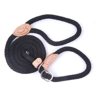 HKM-3615037 Hemp Rope Training Dog Leash with Wear-Resistant Design