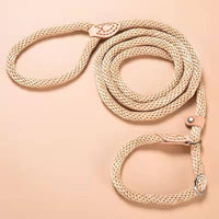HKM-3615037 Hemp Rope Training Dog Leash with Wear-Resistant Design
