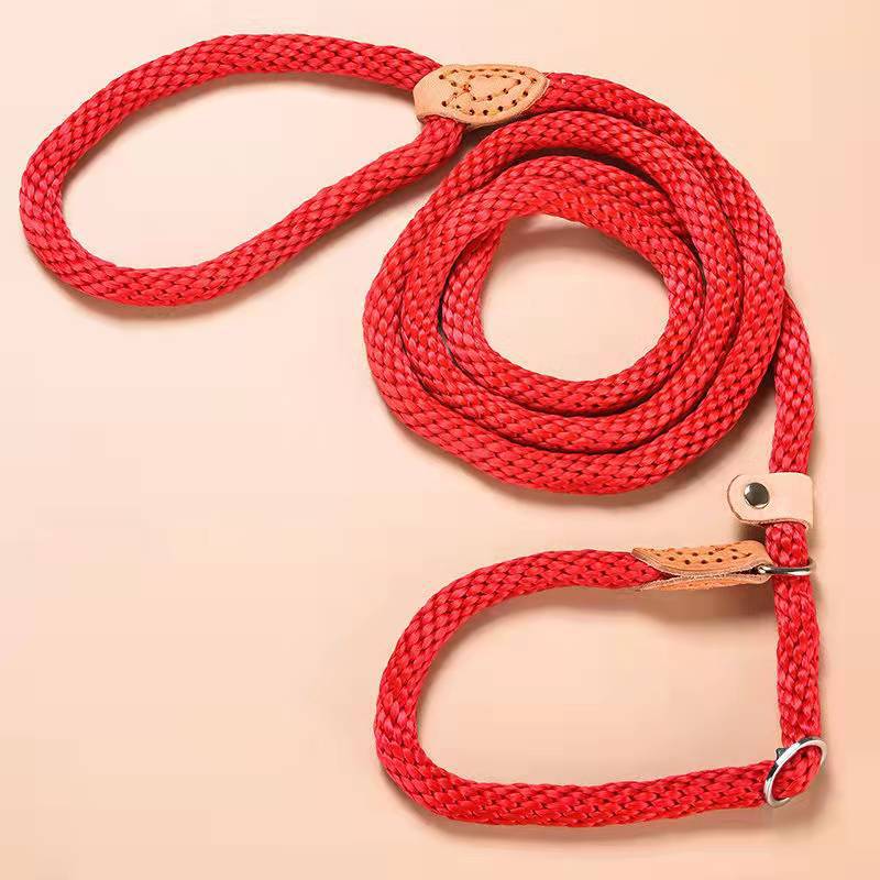 HKM-3615037 Hemp Rope Training Dog Leash with Wear-Resistant Design