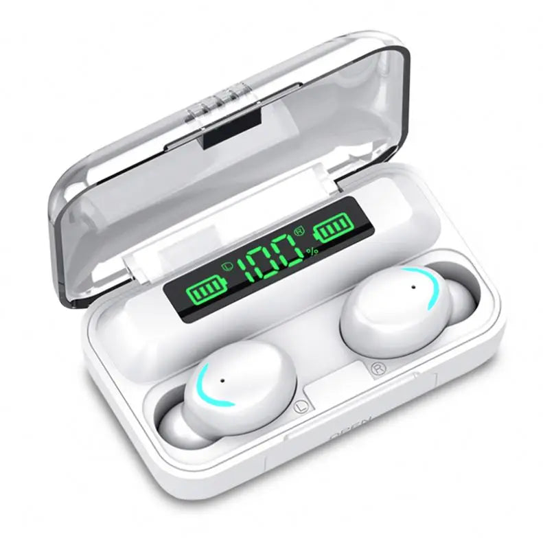 HKM-361555 F9 True Wireless Stereo Earbuds with Waterproof Design and LED Indicator - Sports In-ear Headphones