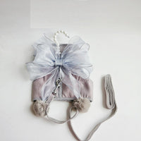 HKM-3615805 Universal Pet Traction Harness with Bow for Cats and Small Dogs - Size S, M, L Options Available