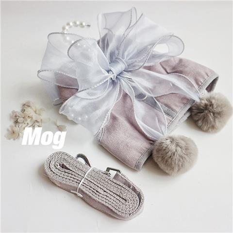 HKM-3615805 Universal Pet Traction Harness with Bow for Cats and Small Dogs - Size S, M, L Options Available