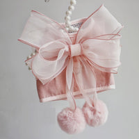 HKM-3615805 Universal Pet Traction Harness with Bow for Cats and Small Dogs - Size S, M, L Options Available