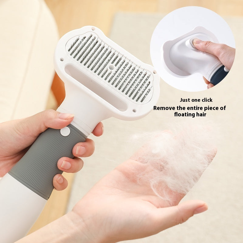 HKM-3616701 3-in-1 Pet Hair Blower and Comb - 600W, Durable ABS, 2-Meter Cord, Ideal for Dogs