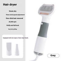 HKM-3616701 3-in-1 Pet Hair Blower and Comb - 600W, Durable ABS, 2-Meter Cord, Ideal for Dogs