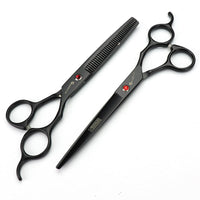 HKM-3616829 Professional Dog Grooming Shears - 19cm, 440C Material, For Precision Pet Care