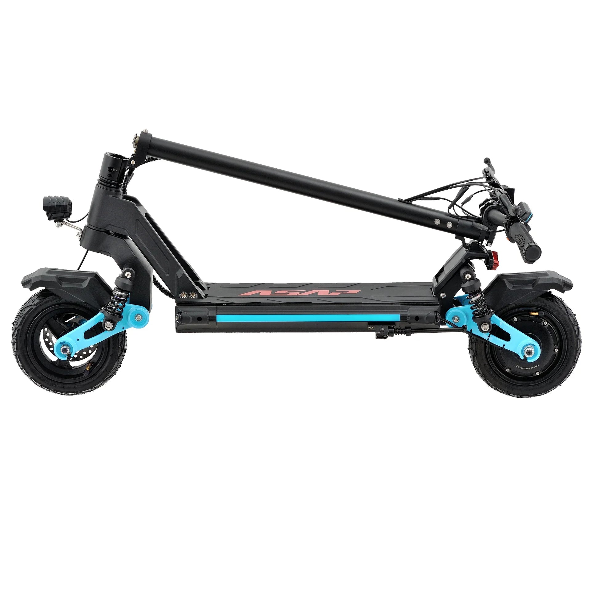 HKM-361747 Foldable Smart Electric Scooter 48V 13AH - 30-50Km/h Speed, 30-40km Range, Available in Red and Blue