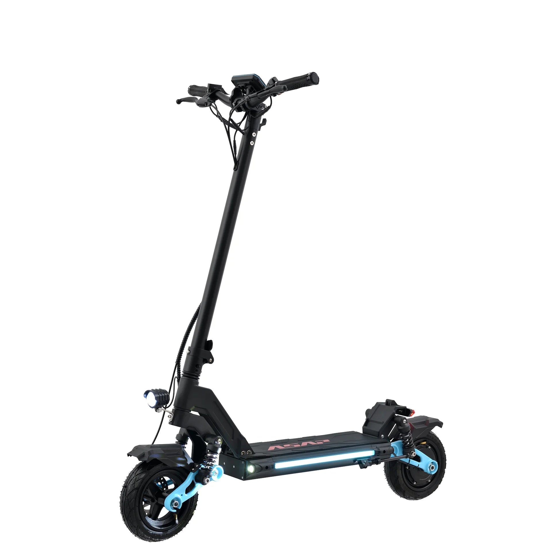 HKM-361747 Foldable Smart Electric Scooter 48V 13AH - 30-50Km/h Speed, 30-40km Range, Available in Red and Blue
