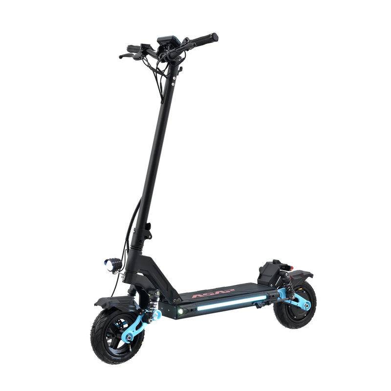 HKM-361747 Foldable Smart Electric Scooter 48V 13AH - 30-50Km/h Speed, 30-40km Range, Available in Red and Blue