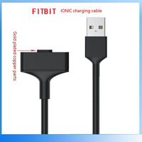 HKM-361939 Magnetic Charging Cable for Fitbit Alta HR and Ionic Smart Watches, 1m Length, Black
