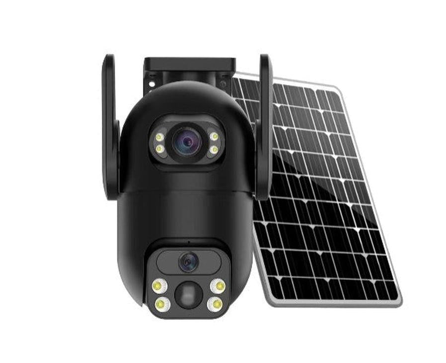 HKM-362067 Solar-Powered Outdoor Security Camera with Motion Detection and HD Video