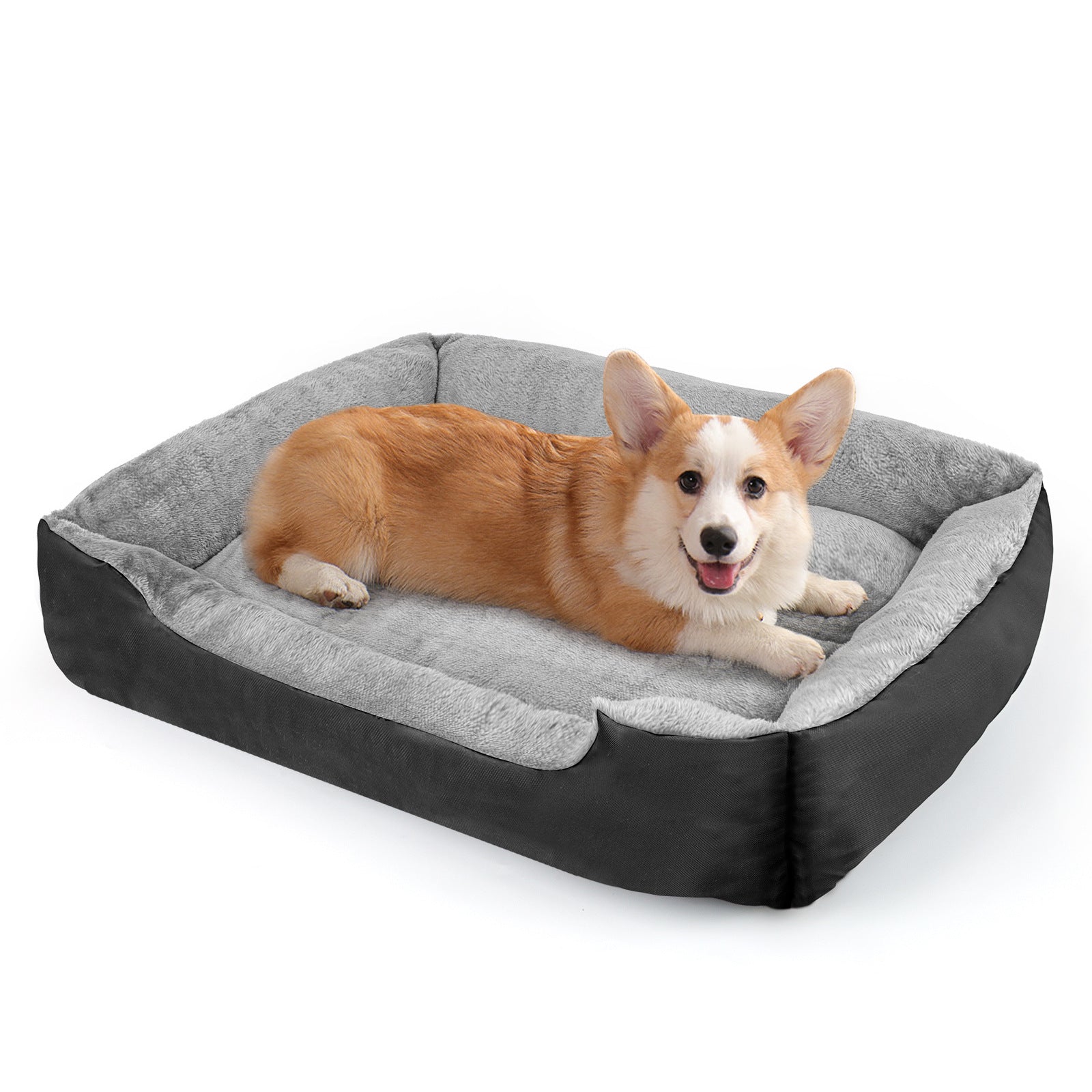HKM-3622845 Comfortable and Breathable Nest for Medium to Large Dogs – Four Seasons Dog Bed in Black