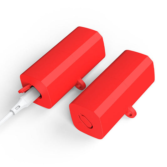 HKM-362579 Fashionable Silicone Case for Huawei FreeBuds Lipstick - Red and Wine Red