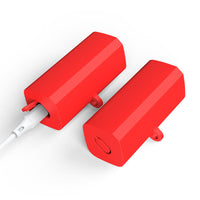 HKM-362579 Fashionable Silicone Case for Huawei FreeBuds Lipstick - Red and Wine Red