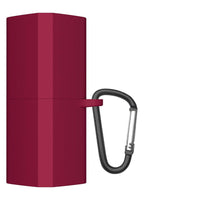 HKM-362579 Fashionable Silicone Case for Huawei FreeBuds Lipstick - Red and Wine Red