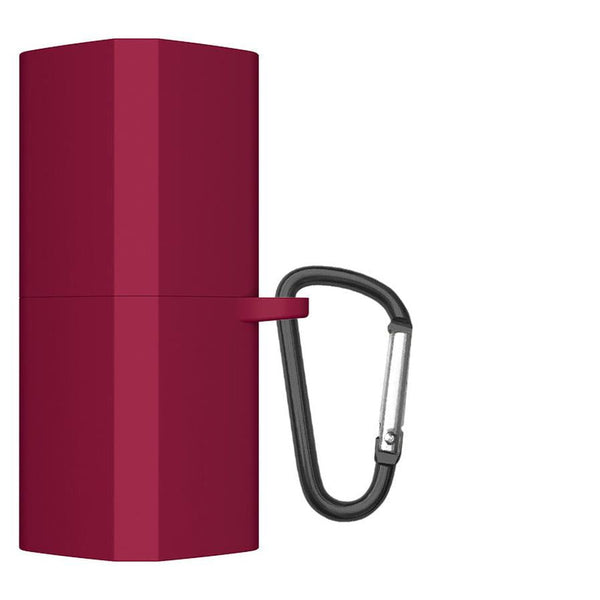 HKM-362579 Fashionable Silicone Case for Huawei FreeBuds Lipstick - Red and Wine Red