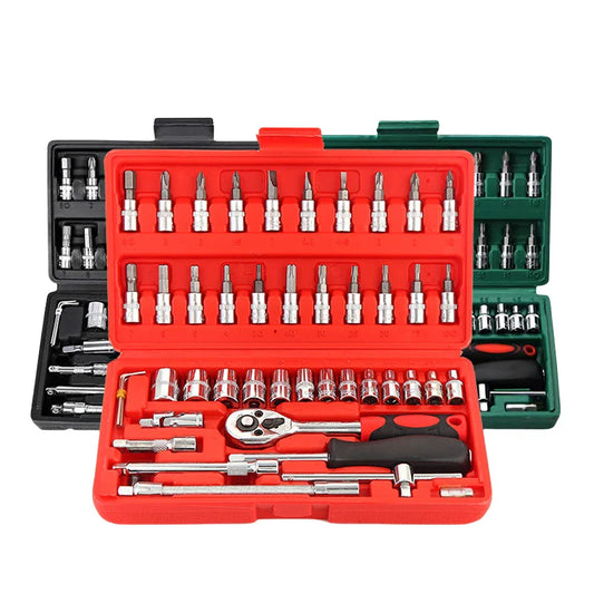 HKM-362579 Professional Hand Tool Kit in Hard Case for Automotive and Motorcycle Use