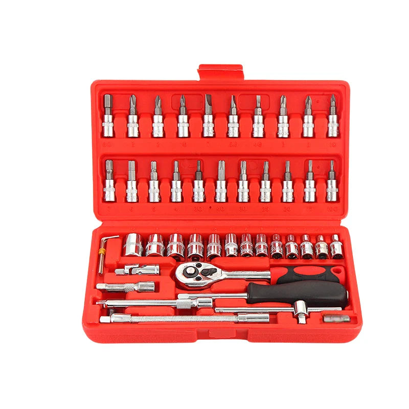 HKM-362579 Professional Hand Tool Kit in Hard Case for Automotive and Motorcycle Use
