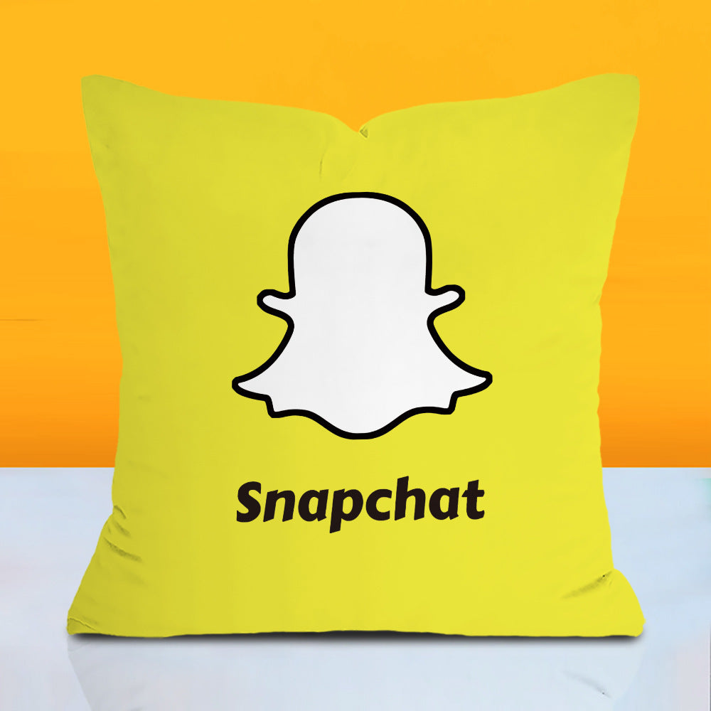 HKM-362771 Customizable Logo Pillow Cover - 45x45cm Soft Decorative Cushion Cover