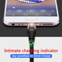 HKM-362771 Nylon Braided Data Cable for Fast Charging and High-Speed Transmission - 30 cm, Compatible with Apple, Android, Type-C Devices