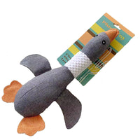 HKM-3628221 Durable Squeaky Plush Dog Toy for Large Dogs - Stuffed Duck Chew Toy for Puppies and Medium Breeds