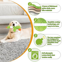 HKM-3628221 Durable Squeaky Plush Dog Toy for Large Dogs - Stuffed Duck Chew Toy for Puppies and Medium Breeds