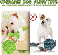 HKM-3628221 Durable Squeaky Plush Dog Toy for Large Dogs - Stuffed Duck Chew Toy for Puppies and Medium Breeds
