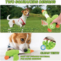 HKM-3628221 Durable Squeaky Plush Dog Toy for Large Dogs - Stuffed Duck Chew Toy for Puppies and Medium Breeds