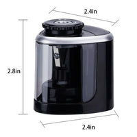 HKM-362835 Electric Automatic Pencil Sharpener with Helical Steel Blades for Artists and Students