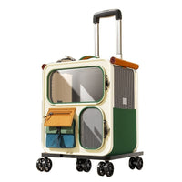HKM-3628989 Large-Capacity Cat Carrier Backpack - Multi-Functional Rolling Design, Foldable, Lightweight Options Available