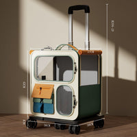 HKM-3628989 Large-Capacity Cat Carrier Backpack - Multi-Functional Rolling Design, Foldable, Lightweight Options Available