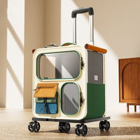 HKM-3628989 Large-Capacity Cat Carrier Backpack - Multi-Functional Rolling Design, Foldable, Lightweight Options Available