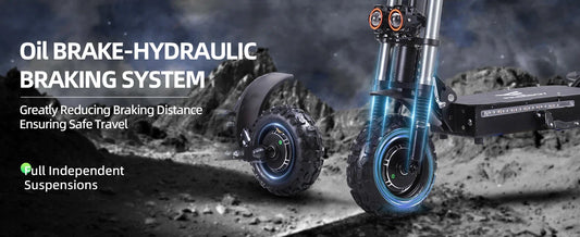 HKM-362899 Foldable Electric Offroad Scooter J30Max Dual Motor with 80-85km Range and 3000W Power