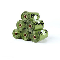 HKM-3630525 Eco-Friendly Biodegradable Dog Poop Bags with Dispenser - Multiple Roll Options Available