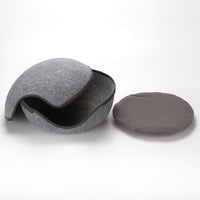 HKM-3630781 Egg-Shaped Warm Pet Bed with Detachable Cushion for Dogs, Cats, and Small Animals