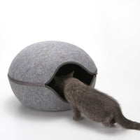 HKM-3630781 Egg-Shaped Warm Pet Bed with Detachable Cushion for Dogs, Cats, and Small Animals