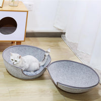HKM-3630781 Egg-Shaped Warm Pet Bed with Detachable Cushion for Dogs, Cats, and Small Animals