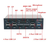 HKM-363219 External CD-ROM Drive with USB 3.0 and Multifunctional Card Reader for CF, SD, TF, MicroSD, MS Pro, and MS Micro (M2)