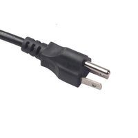 HKM-363283 Power Cable C5 3-Prong IEC Connector - Available in 1.2m, 1.5m, and 1.8m Lengths, 10A Rating, Black
