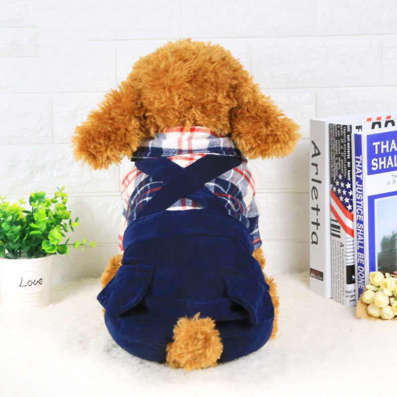 HKM-3633085 Four-Legged Cloth Overalls for Autumn and Winter Fashion