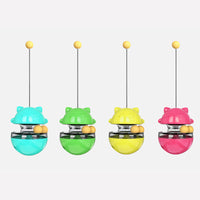 HKM-3633341 Interactive Pet Tumbler Toy for Cats - Slow Food Leaking Ball, Durable Educational Game in Multiple Colors